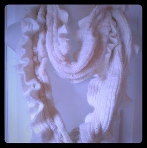 White infinity scarf